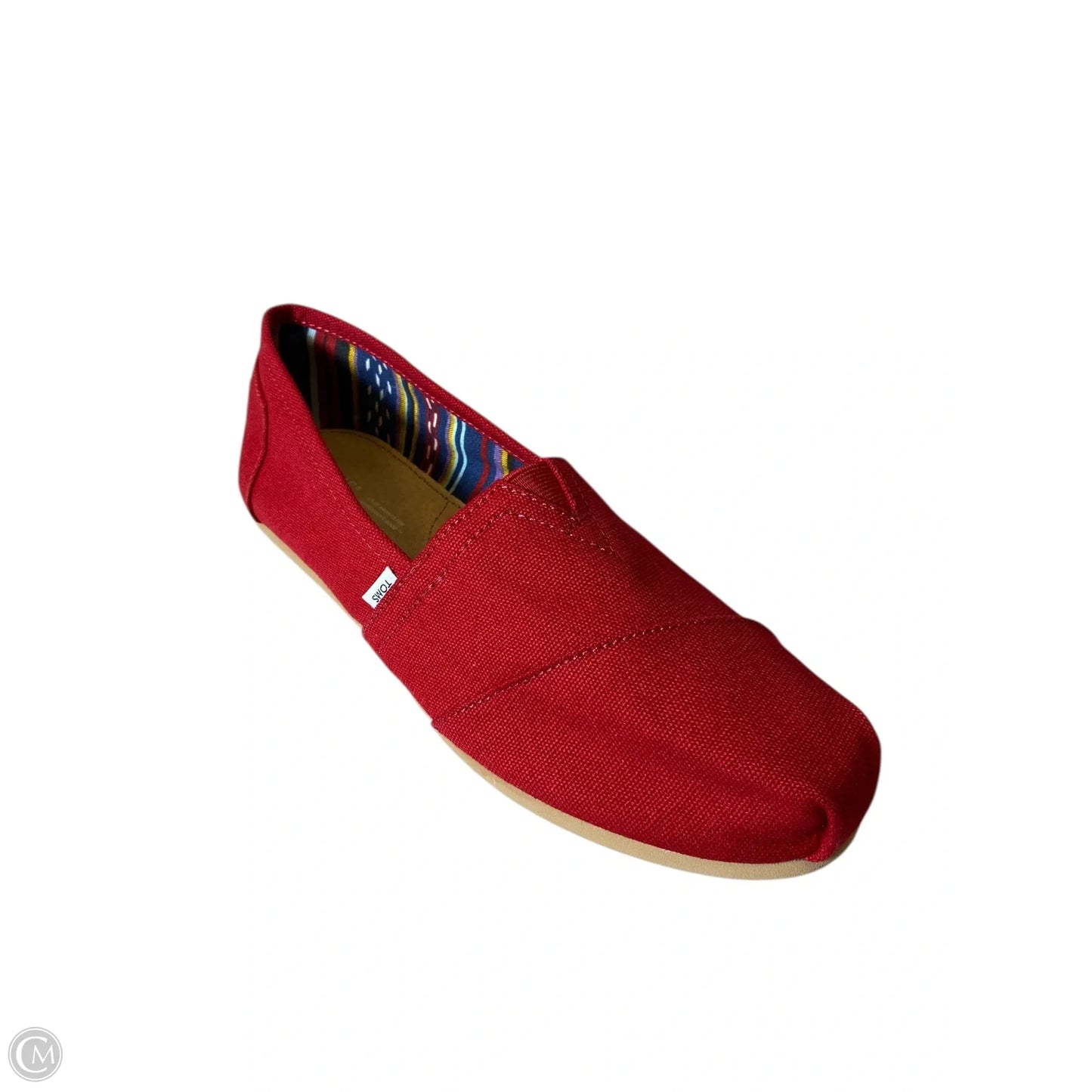 Shoes Flats By Toms In Red, Size: 8.5