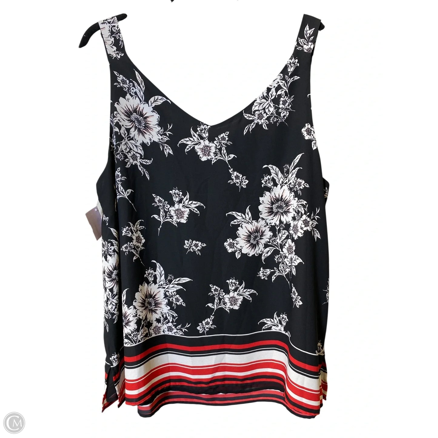 Top Sleeveless By Roz And Ali In Multi-colored, Size: 2x
