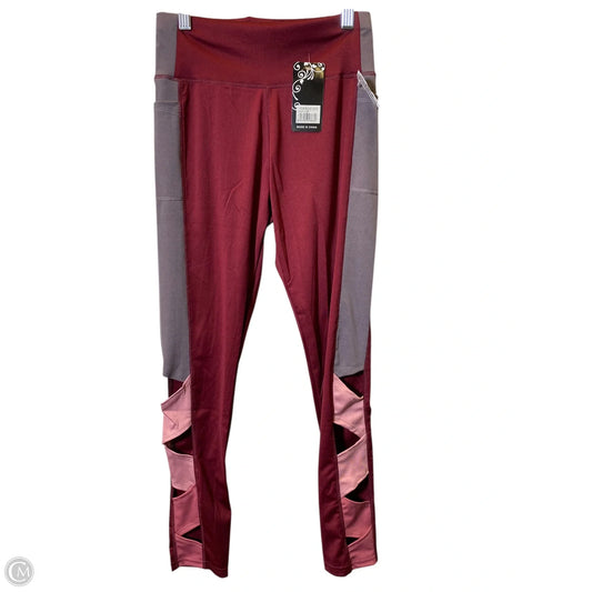 Athletic Leggings By Cmc In Multi-colored, Size: M