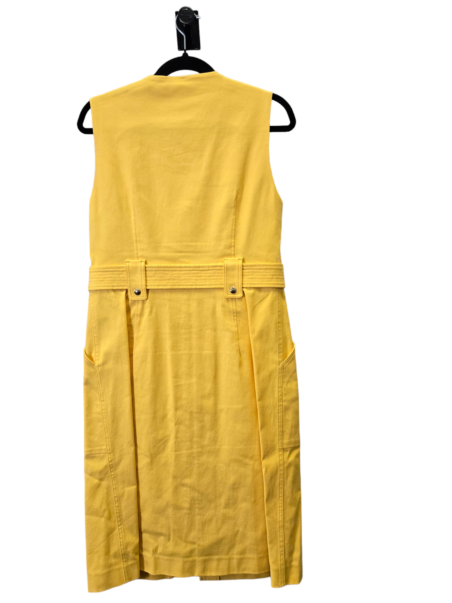 Yellow Dress Designer Diane Von Furstenberg, Size L