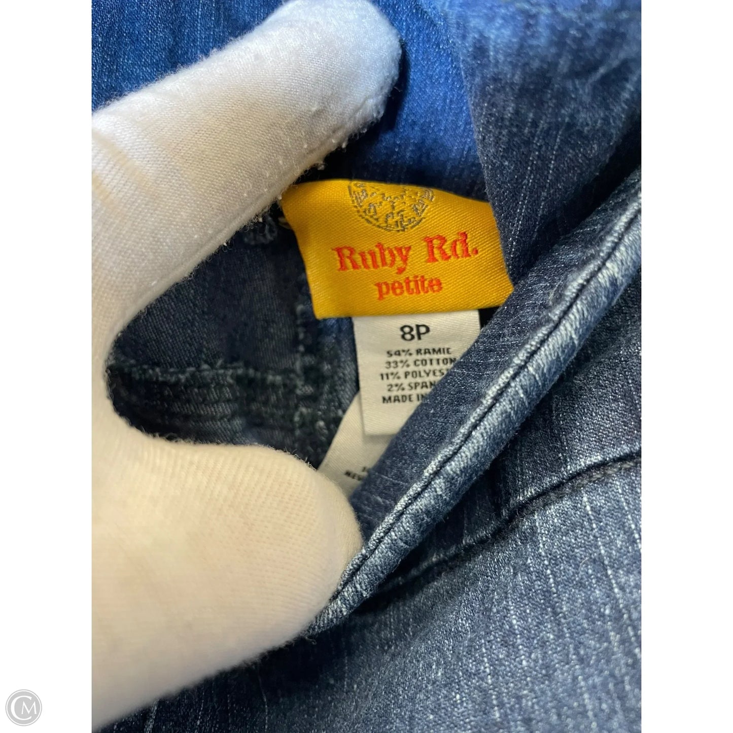 Jeans Cropped By Ruby Rd In Blue, Size: 8