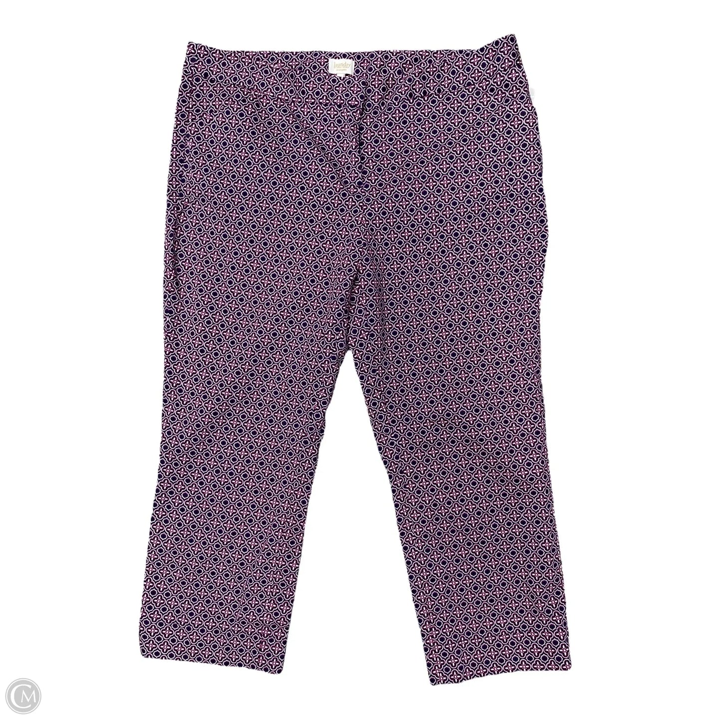 Pants Cropped By Laundry In Multi-colored, Size: 14