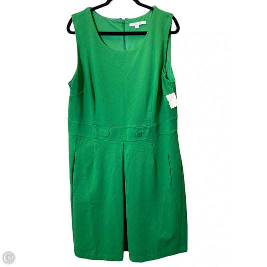 Dress Casual Midi By Boden In Green, Size: 1x