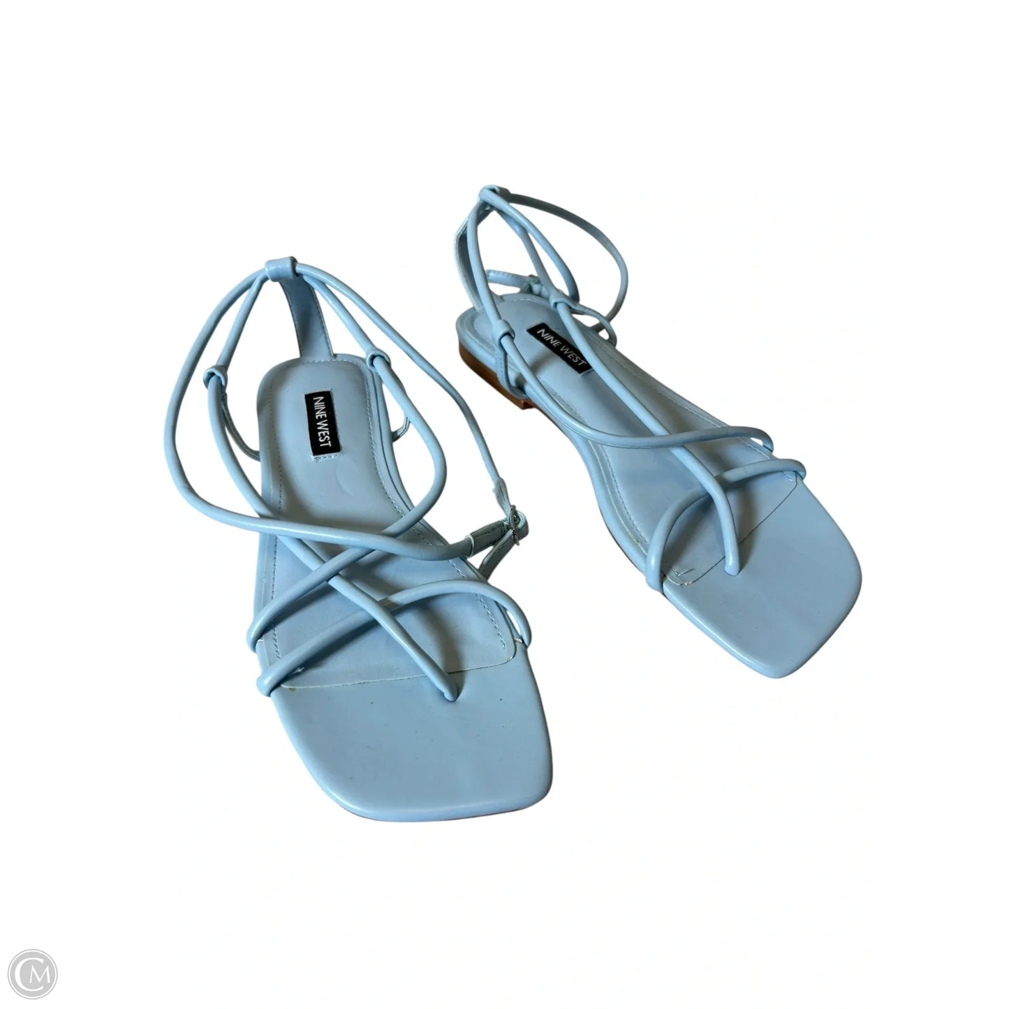 Sandals Flats By Nine West In Blue, Size: 6.5