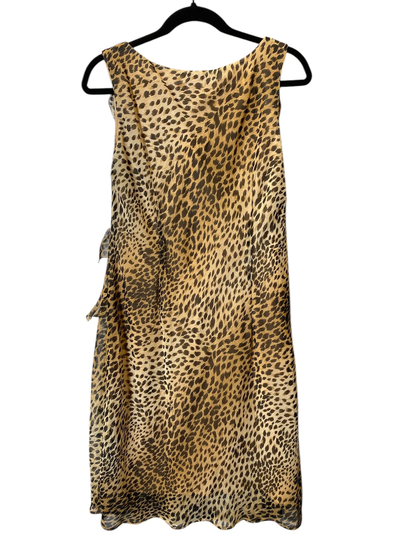 Dress Casual Midi By Scarlett In Animal Print, Size: M