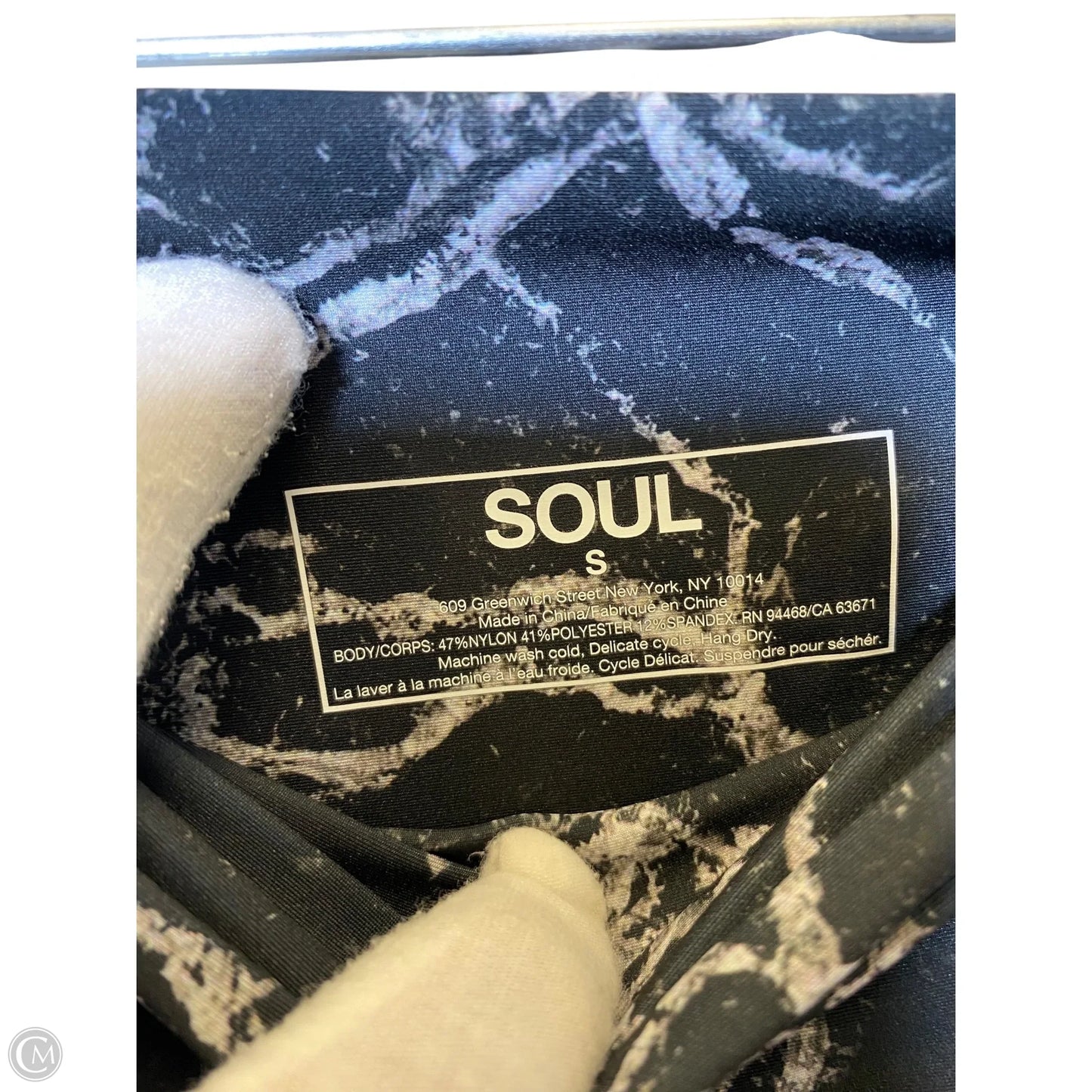 Athletic Leggings By Cmc In Black & White, Size: Xs