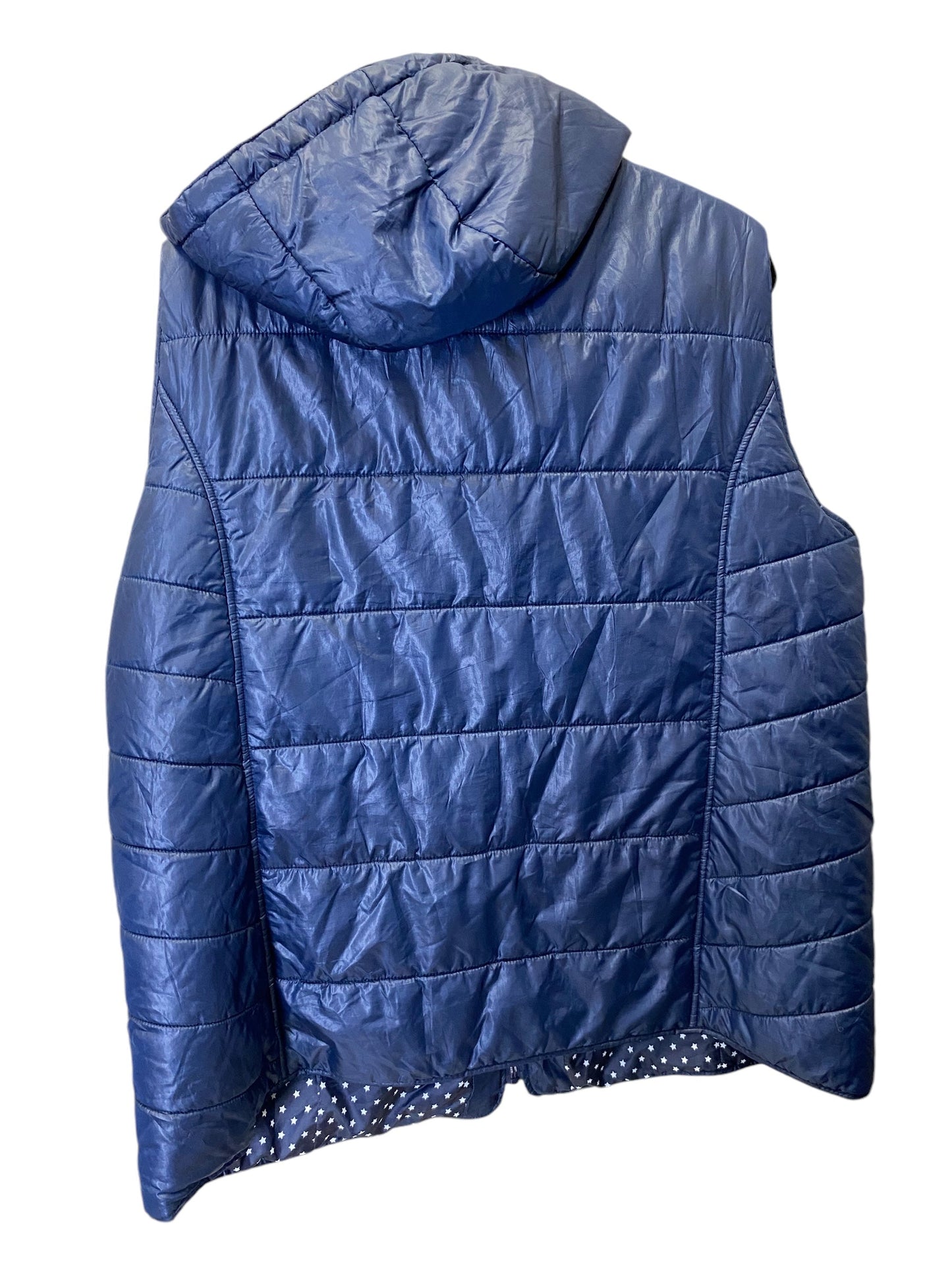 VEST PUFFER & QUILTED   CMC in BLUE, Size: 2X