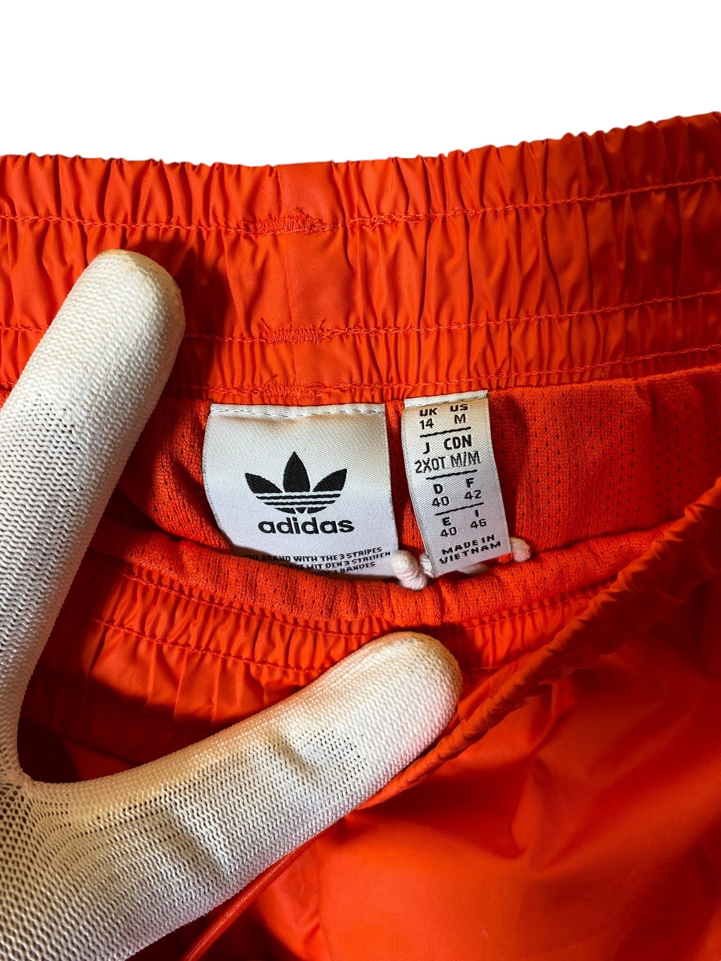 Athletic Pants By Adidas In Orange & Pink, Size: M