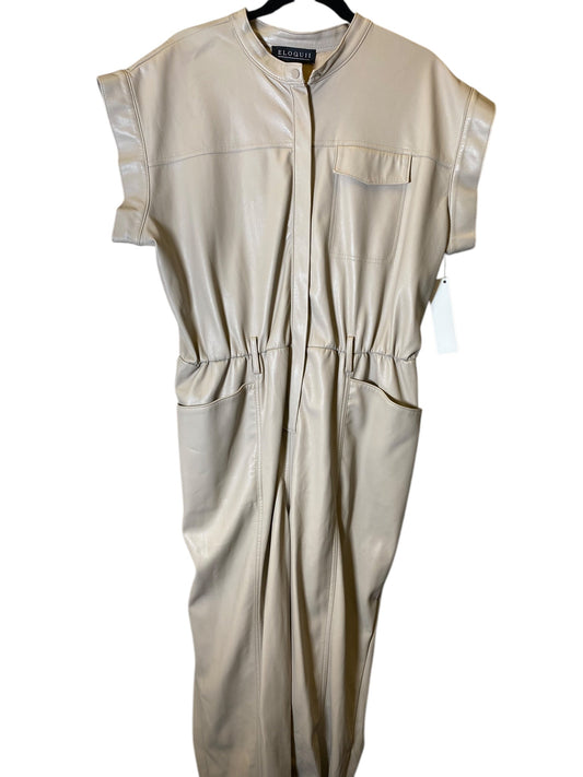 Jumpsuit By Eloquii In Ivory, Size: 18