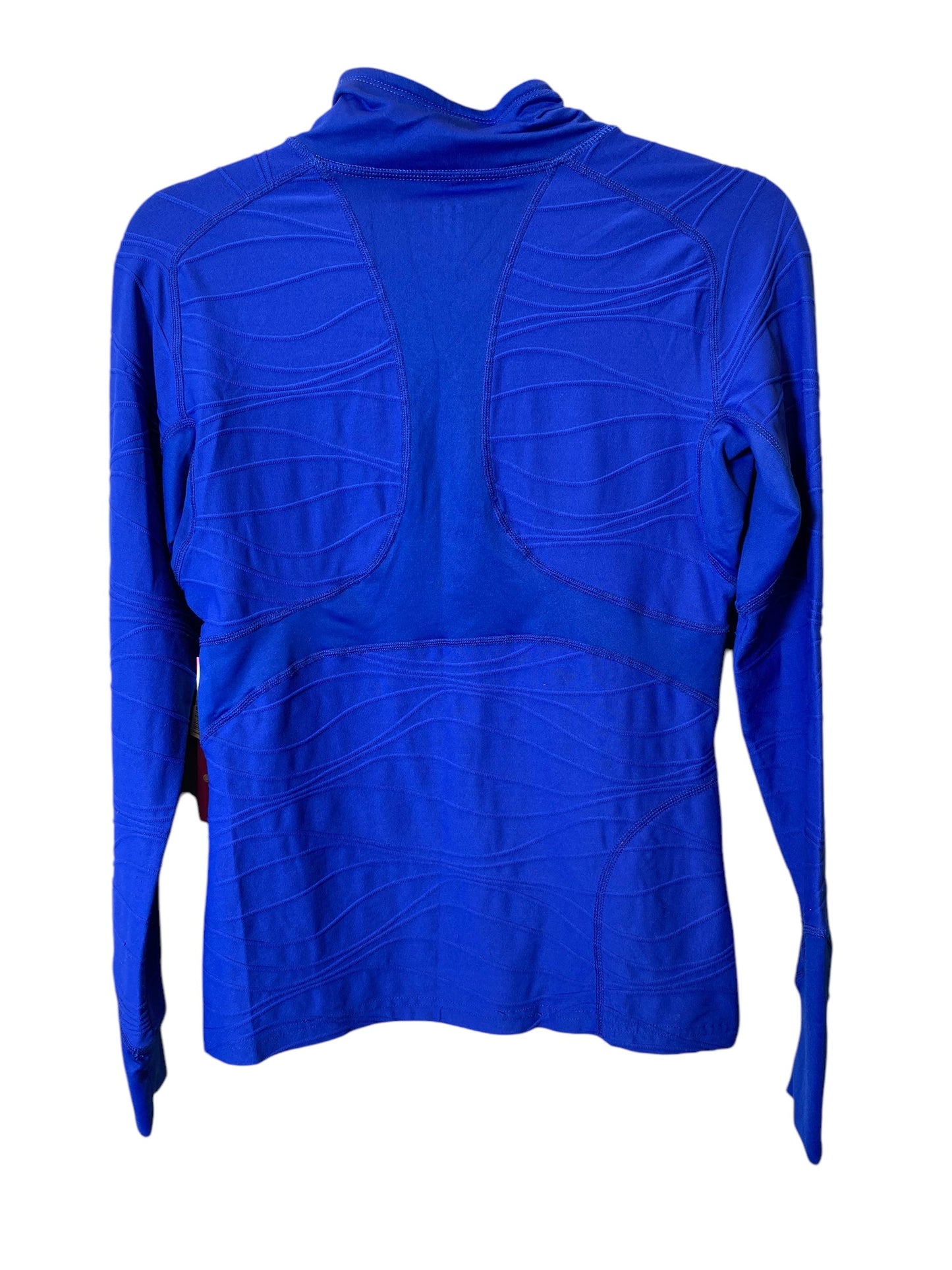 Athletic Top Long Sleeve Collar By Title Nine In Blue, Size: S