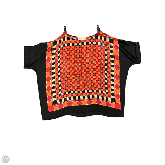 Top Short Sleeve Designer By Michael Kors In Multi-colored, Size: Xl