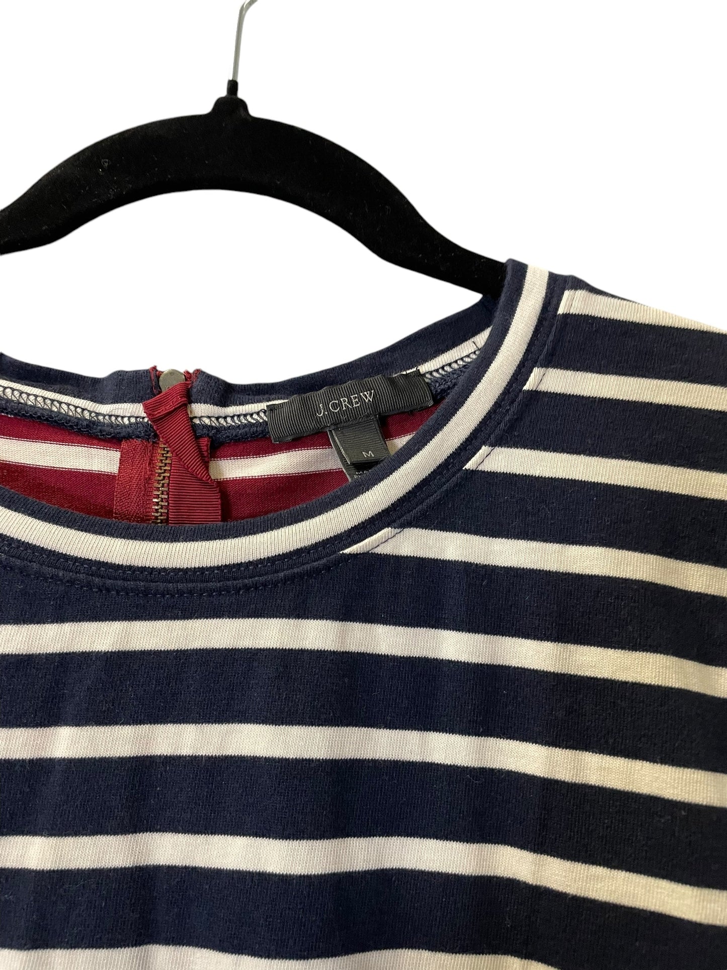 Top Long Sleeve By J. Crew In Striped Pattern, Size: M