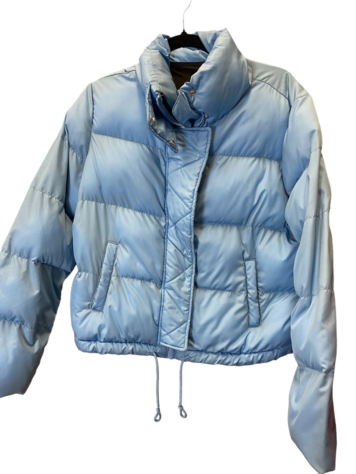 Coat Puffer & Quilted By Clothes Mentor In Blue, Size: L