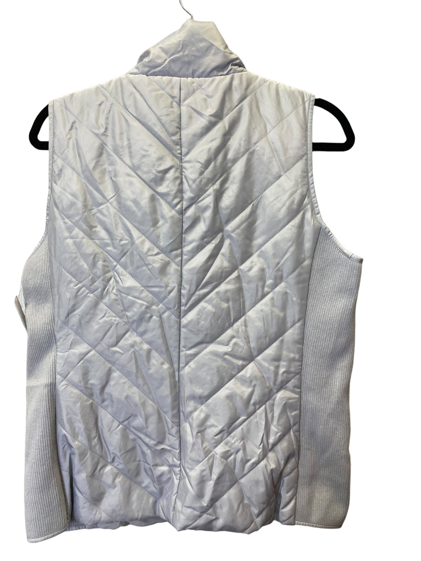 Vest Puffer & Quilted By Ann Taylor In Grey, Size: M