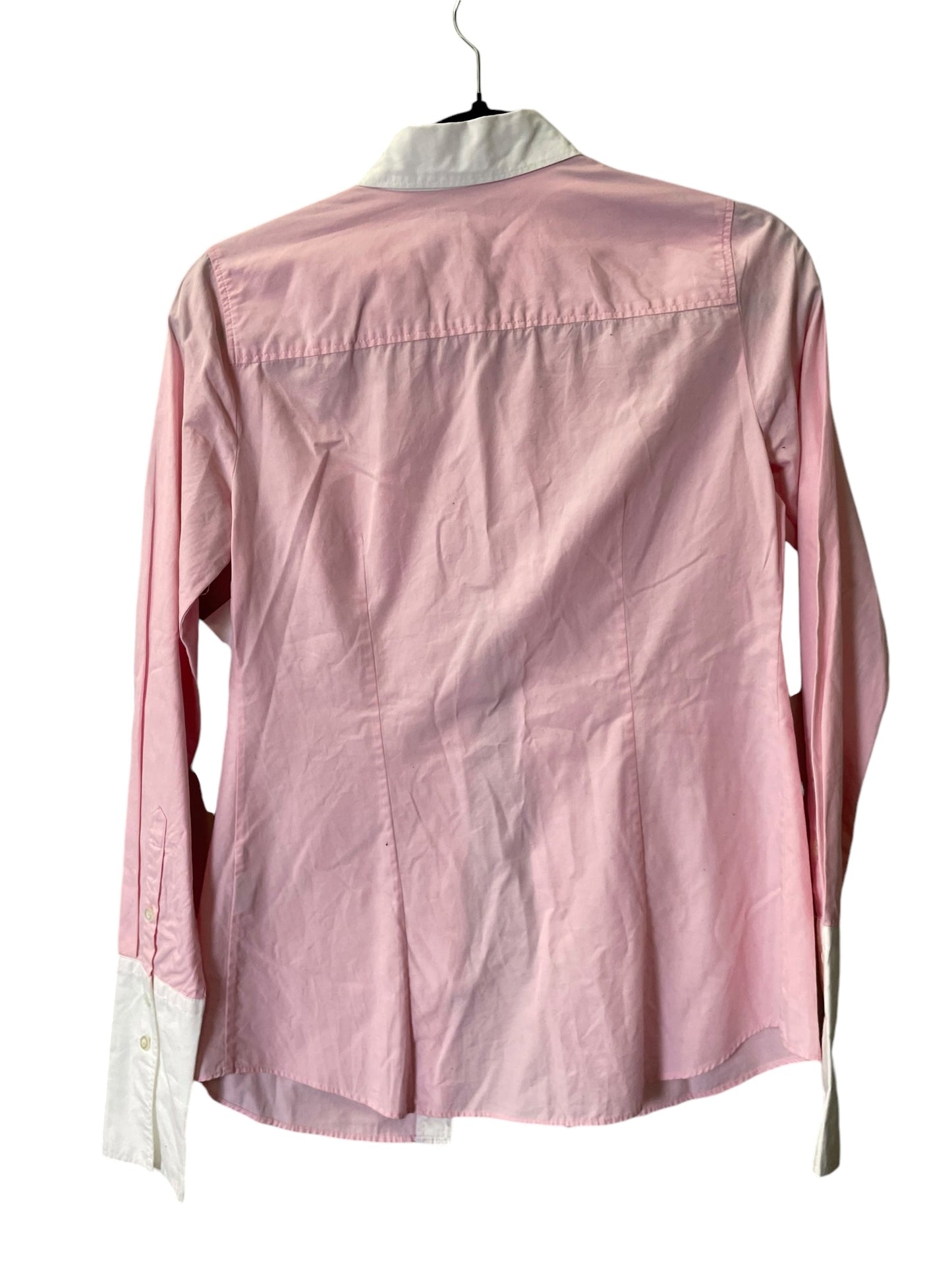 Blouse Long Sleeve By J. Crew In Pink, Size: Xs