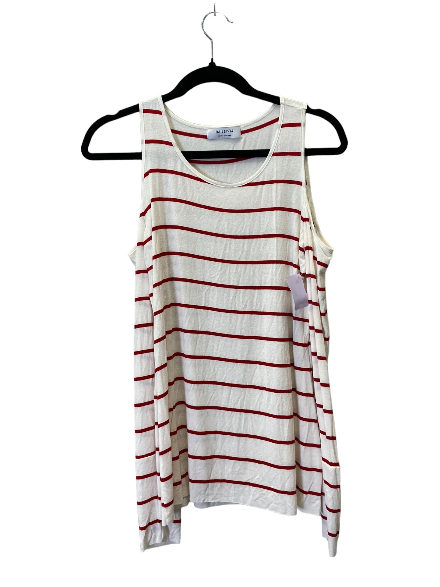Red & White Top Long Sleeve Bailey 44, Size M