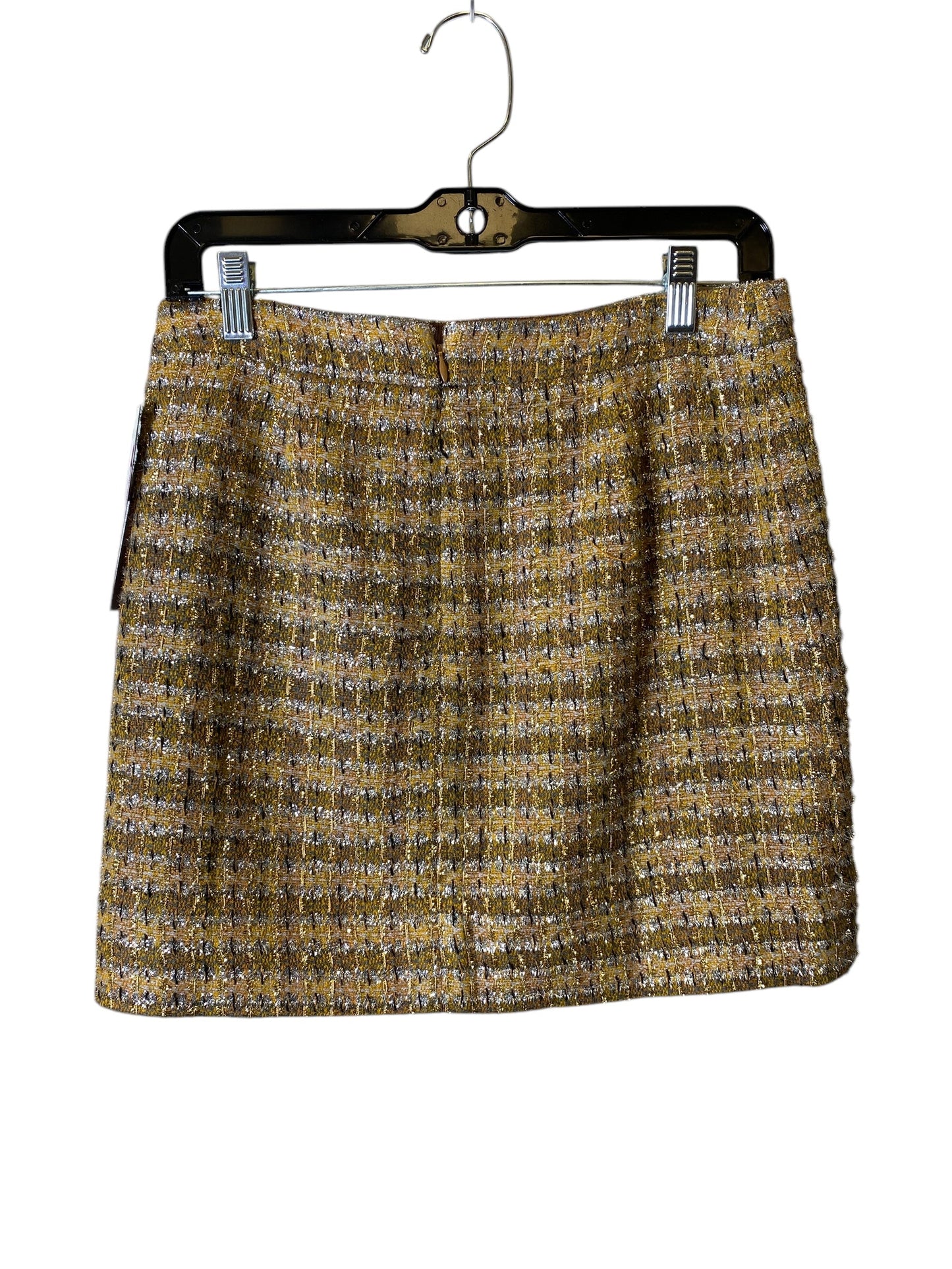 Skirt Mini & Short By J. Crew In Gold & Silver, Size: 0