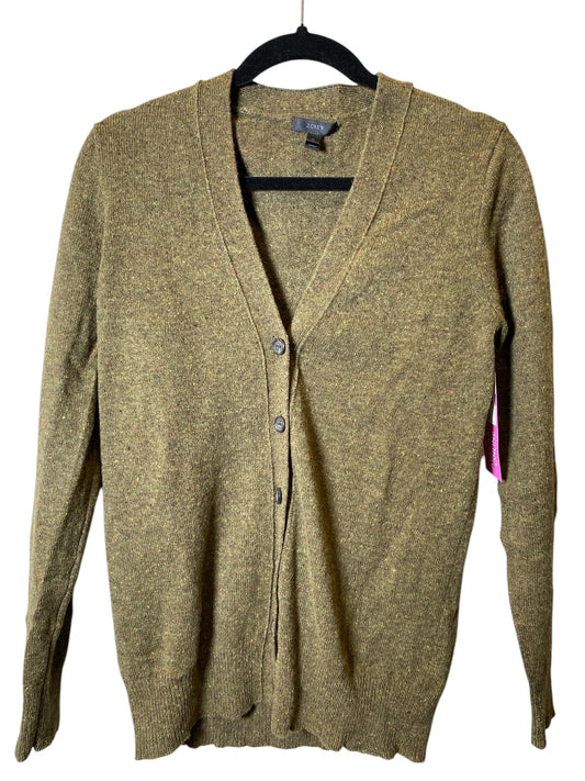 Sweater Cardigan By J. Crew In Green, Size: M