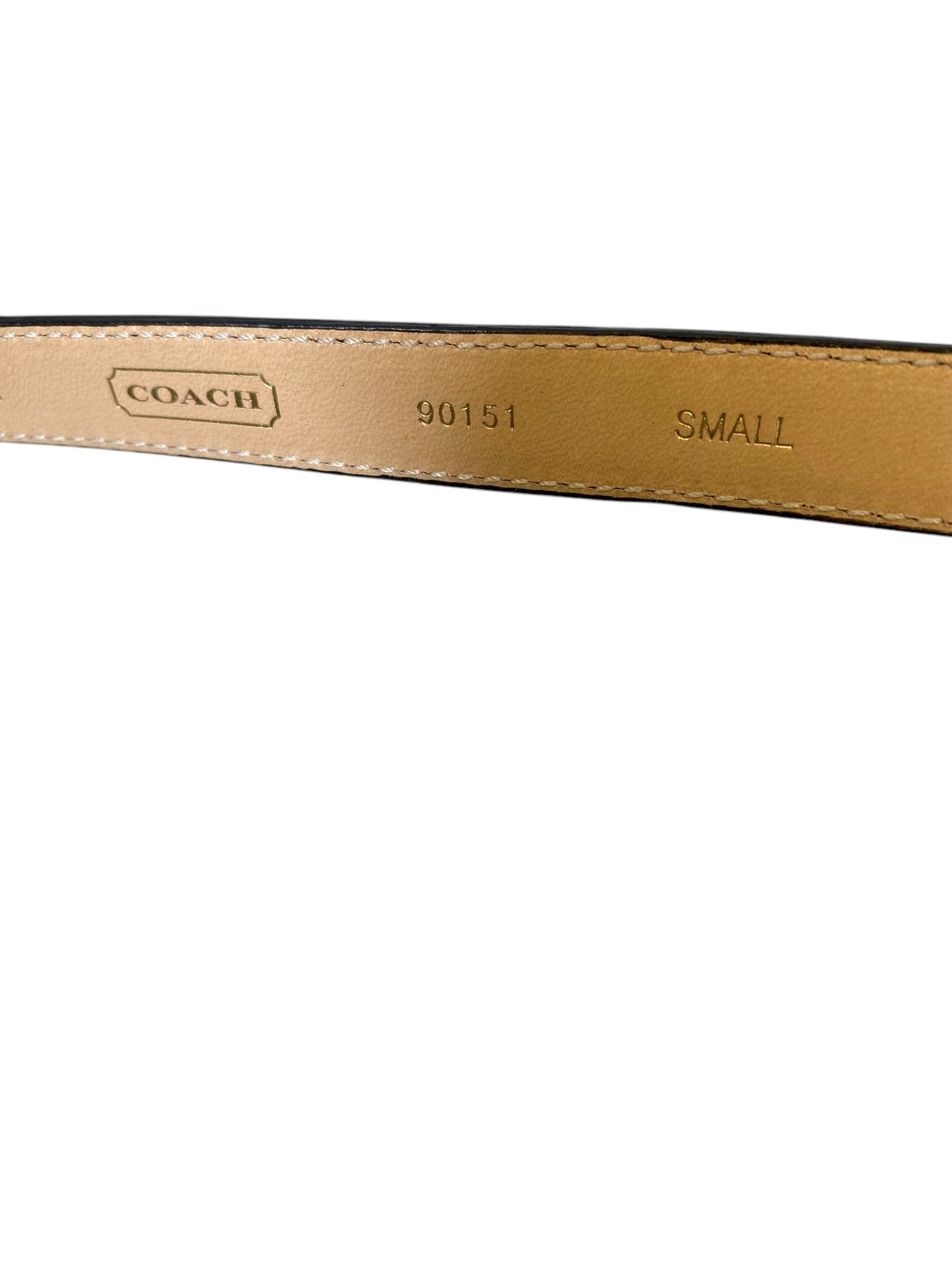 Belt Designer By Coach, Size: Small