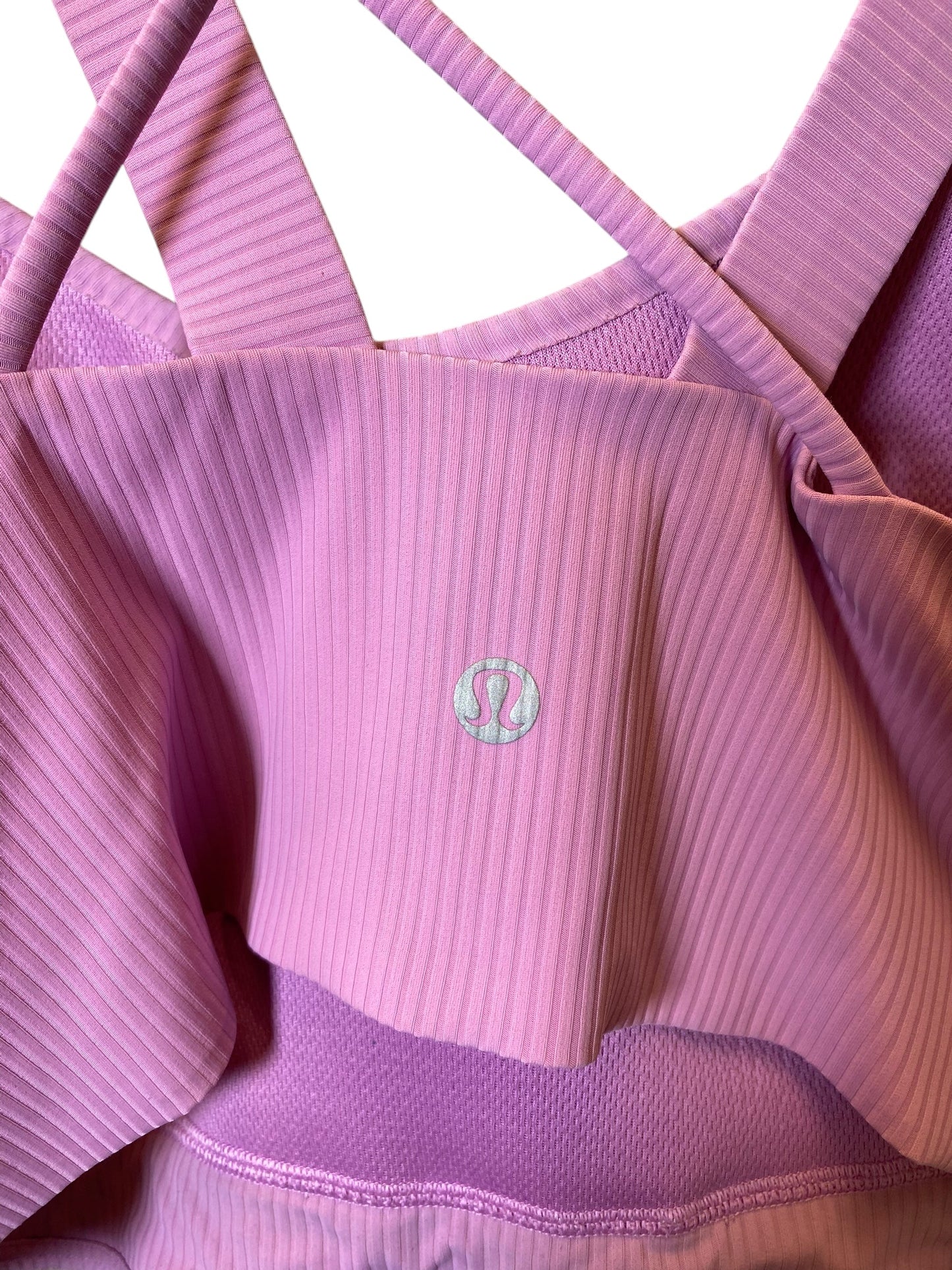 Athletic Bra By Lululemon In Mauve, Size: M