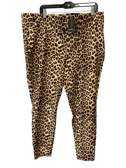 Athletic Leggings By Torrid In Animal Print, Size: 3x