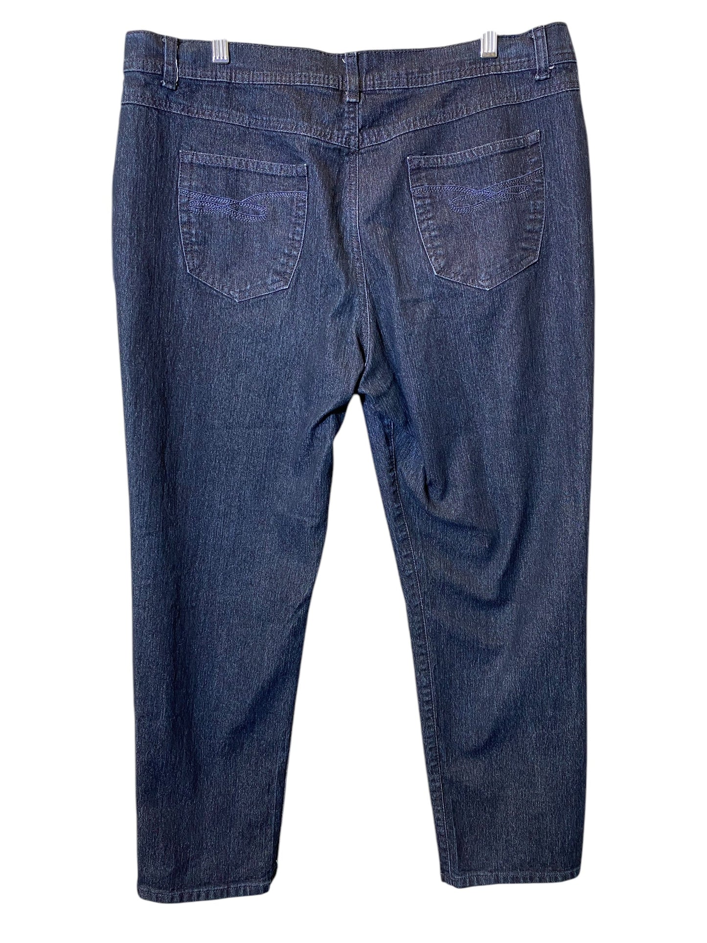 Jeans Skinny By Style And Company In Blue Denim, Size: 18