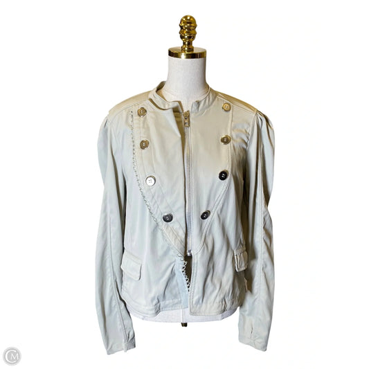 Jacket Luxury Designer By Stella Mccartney In Cream, Size: L