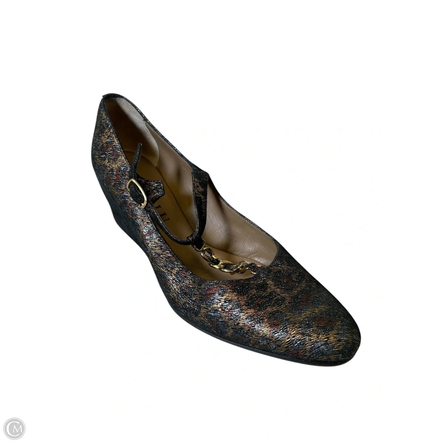 Shoes Heels Wedge By Clothes Mentor In Animal Print, Size: 6