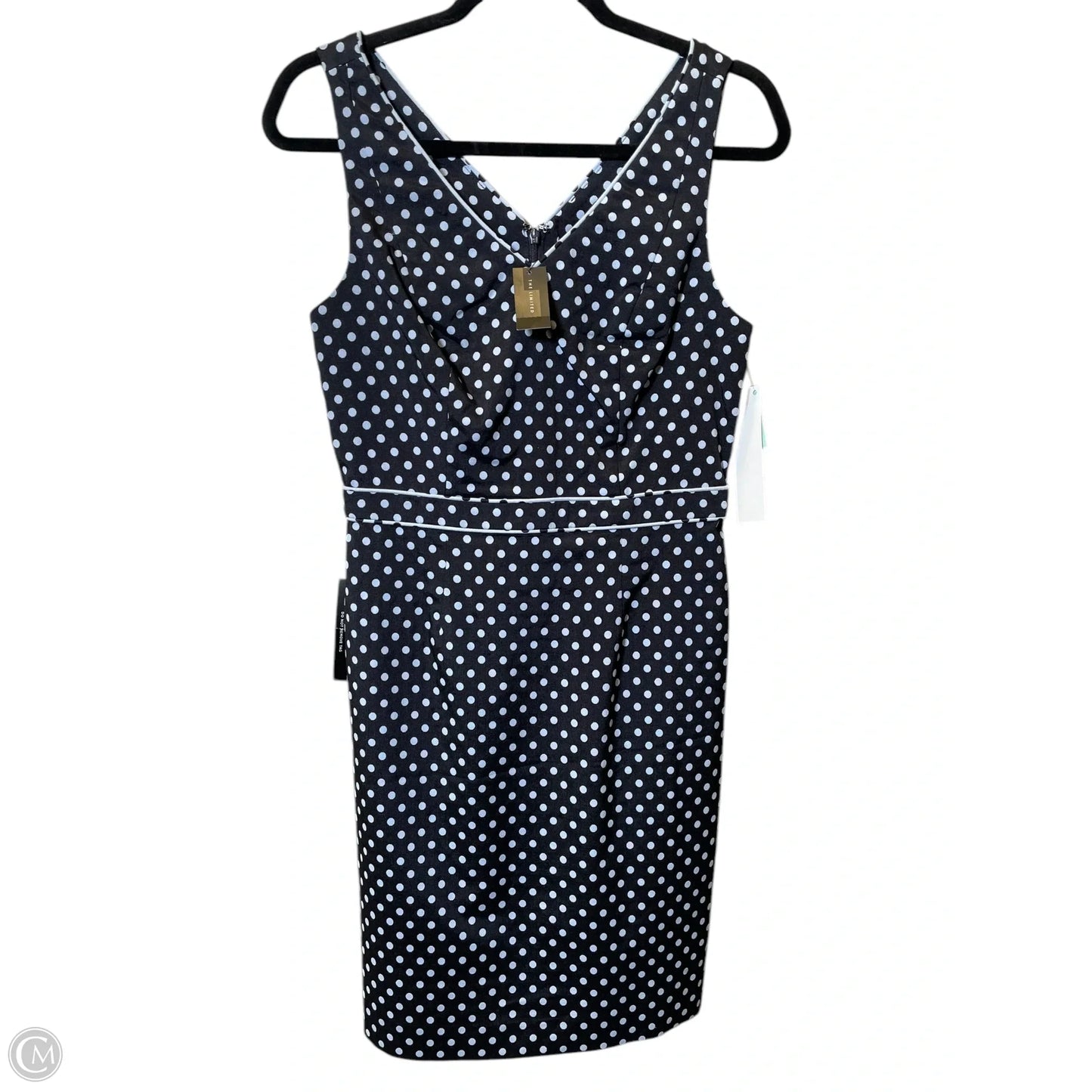 Dress Casual Midi By Limited In Navy, Size: Xs