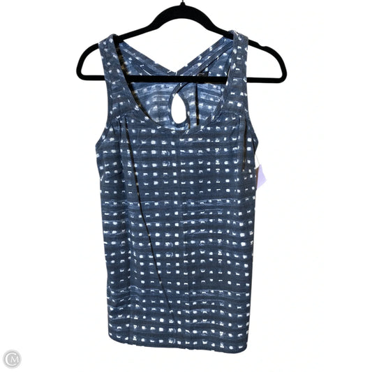 Top Sleeveless By The North Face In Grey & White, Size: M