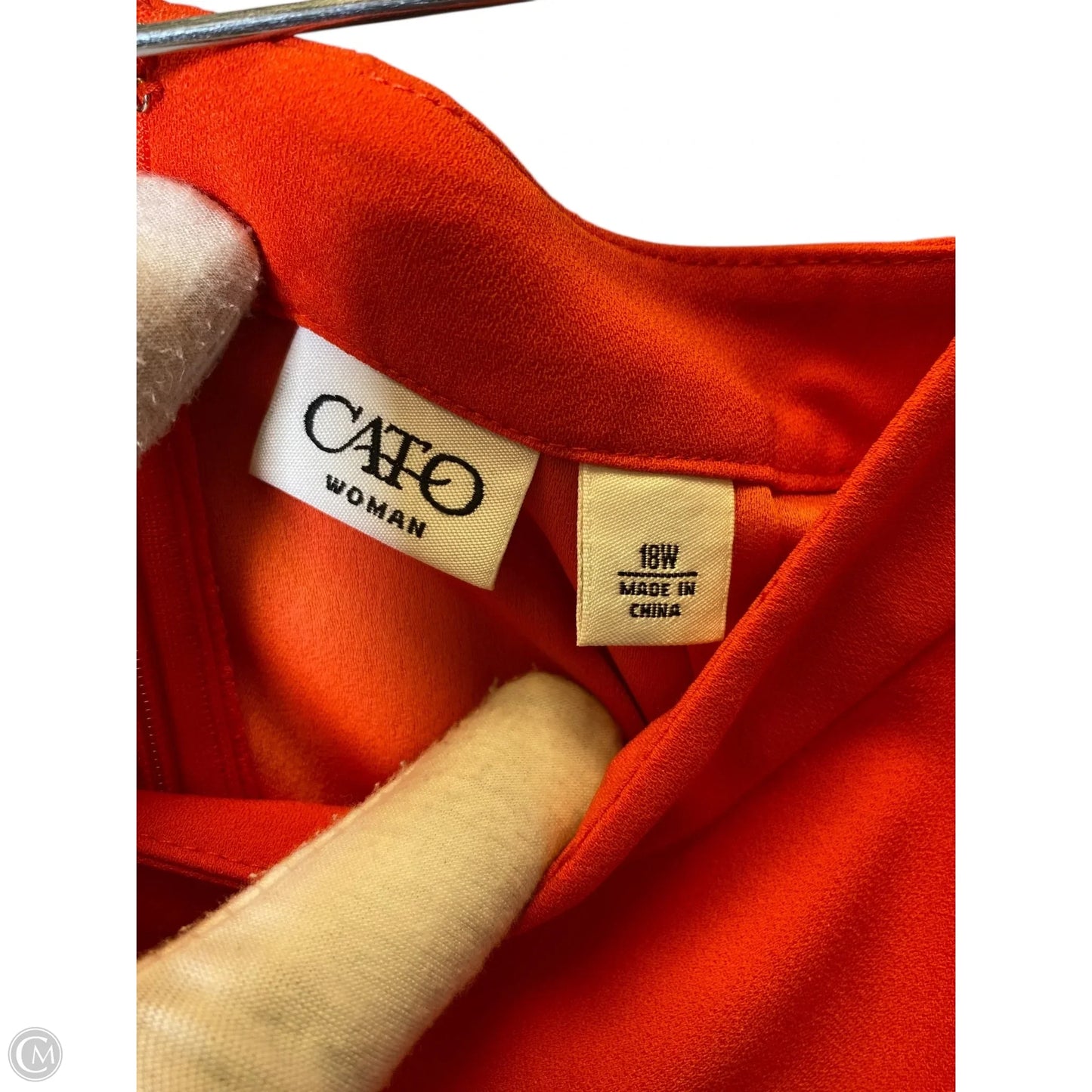 Skirt Maxi By Cato In Orange, Size: 18