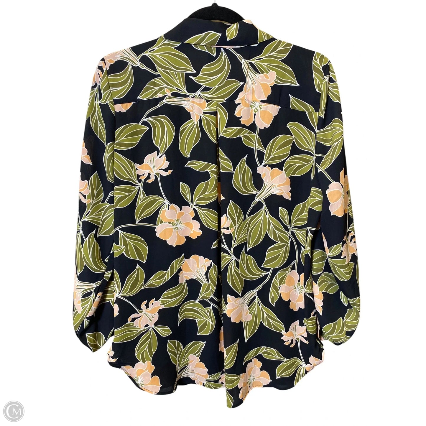 Top Long Sleeve By Ann Taylor In Floral Print, Size: M