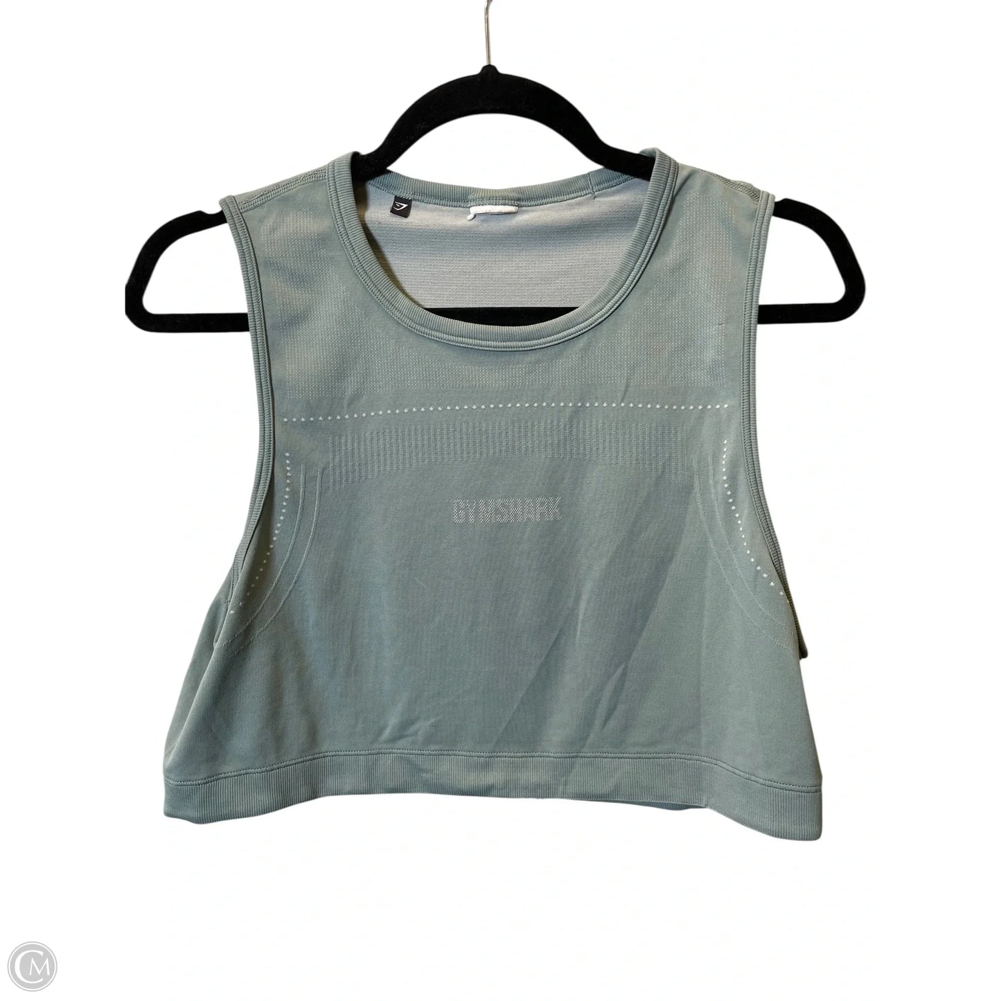 Athletic Tank Top By Gym Shark In Green, Size: M