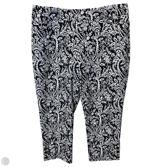 Capris By Soft Surroundings In Black & White, Size: Xl