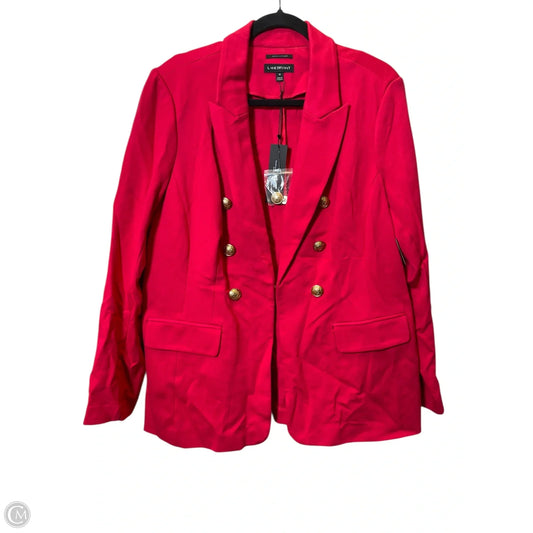 Blazer By Lane Bryant In Red, Size: 1x