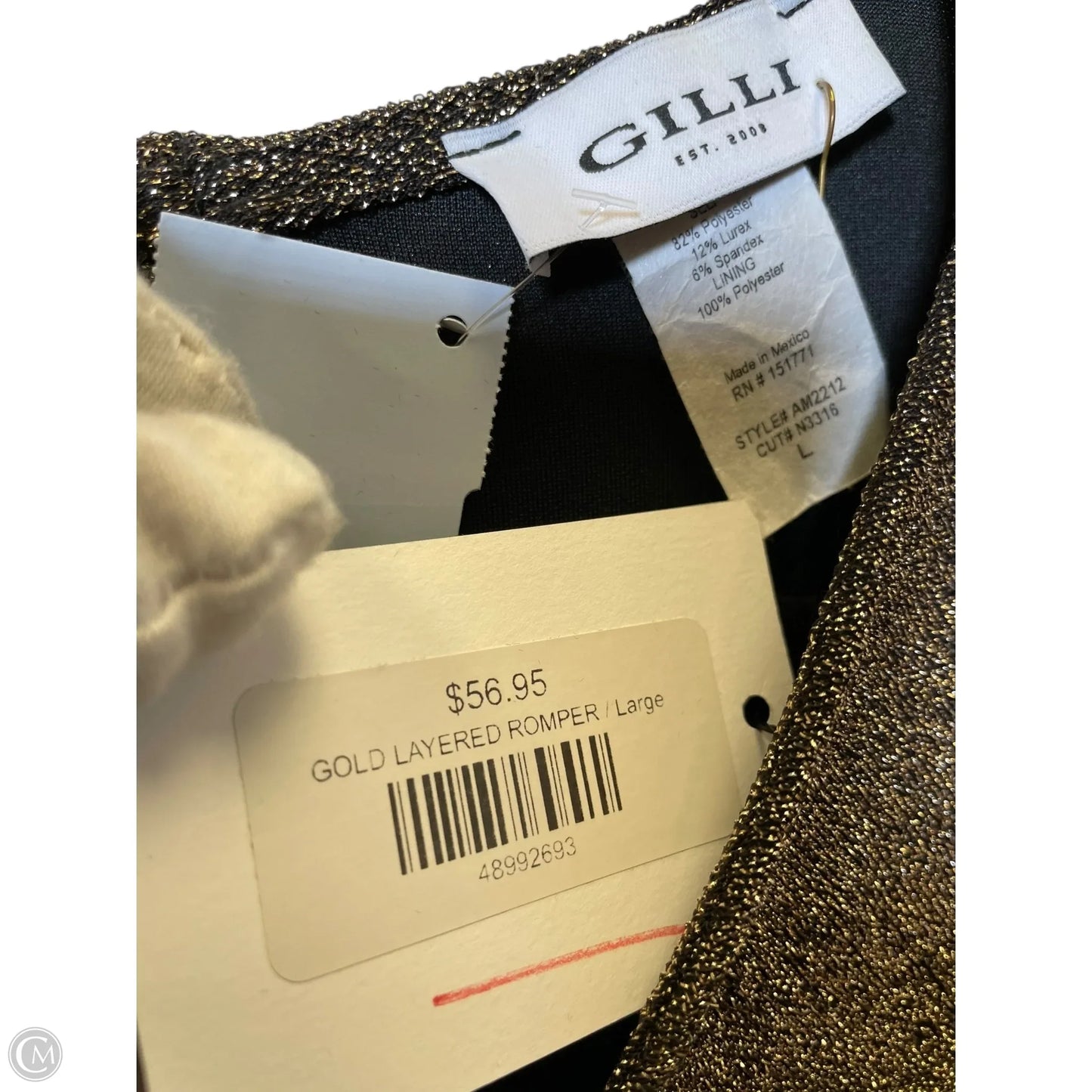 Jumpsuit By Gilli In Gold, Size: L