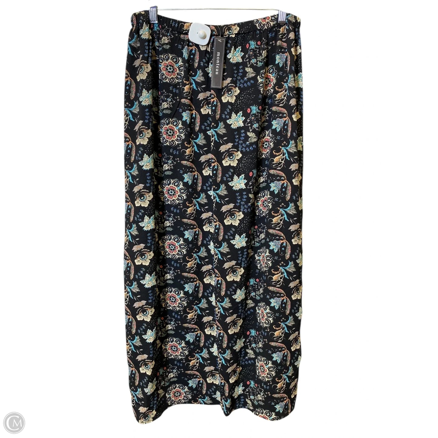 Skirt Maxi By Monteau In Multi-colored, Size: Xl