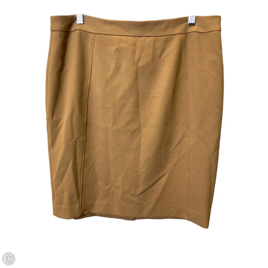 Skirt Midi By Halogen In Beige, Size: 14