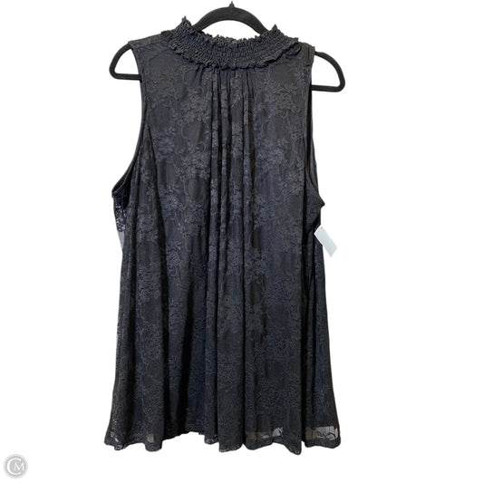 Top Sleeveless By Torrid In Black, Size: 2x