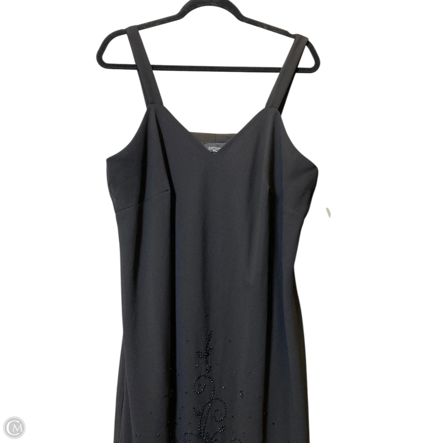 Dress Party Long By R And M Richards In Black, Size: 18