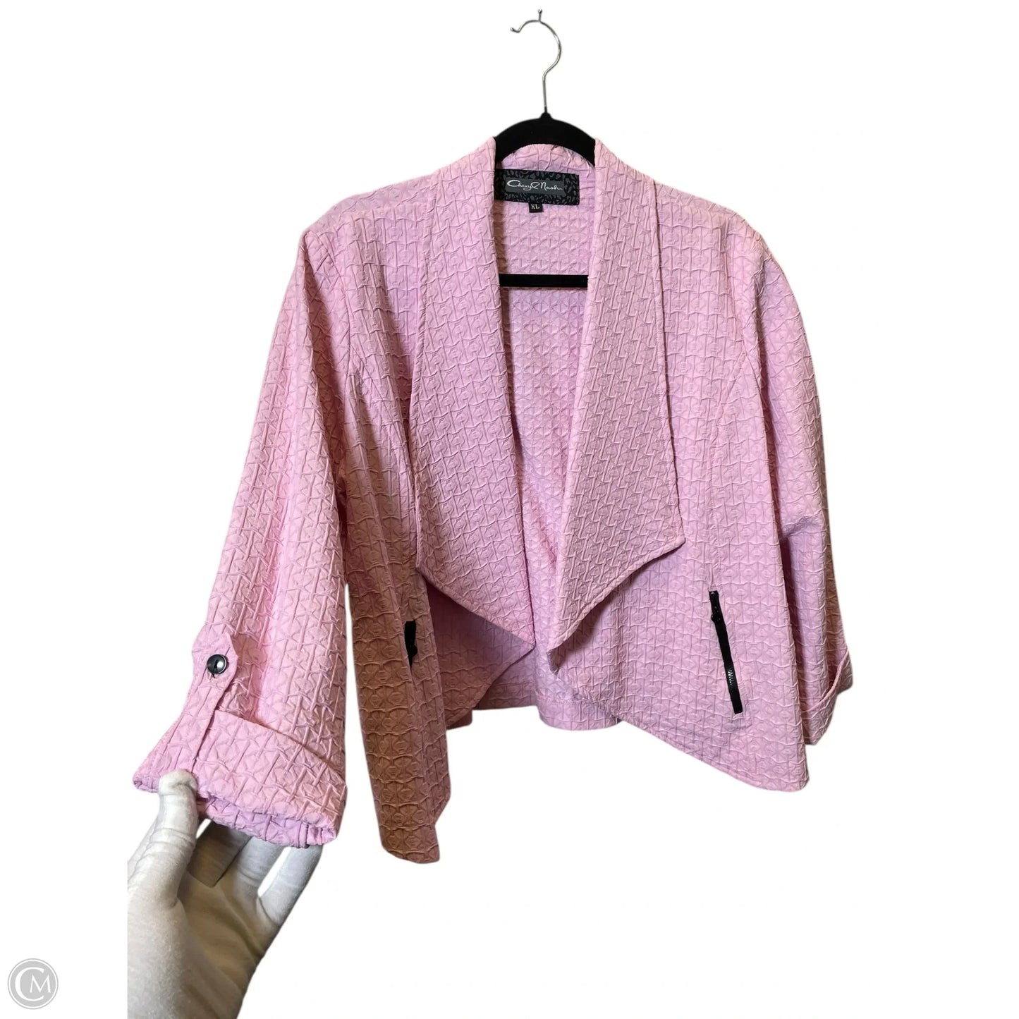 Blazer By Clothes Mentor In Pink, Size: Xl