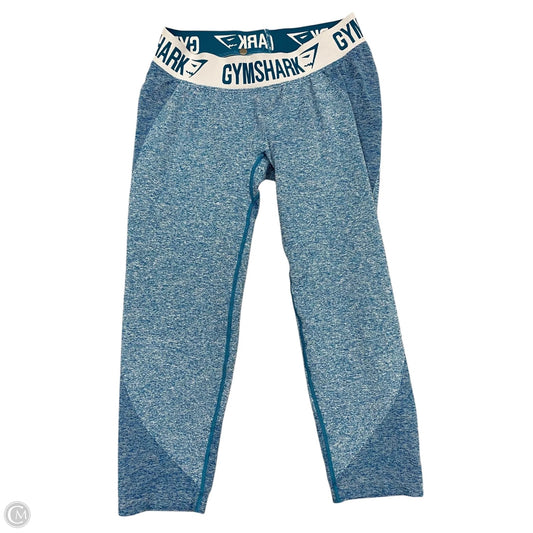 Athletic Leggings Capris By Gym Shark In Blue, Size: M