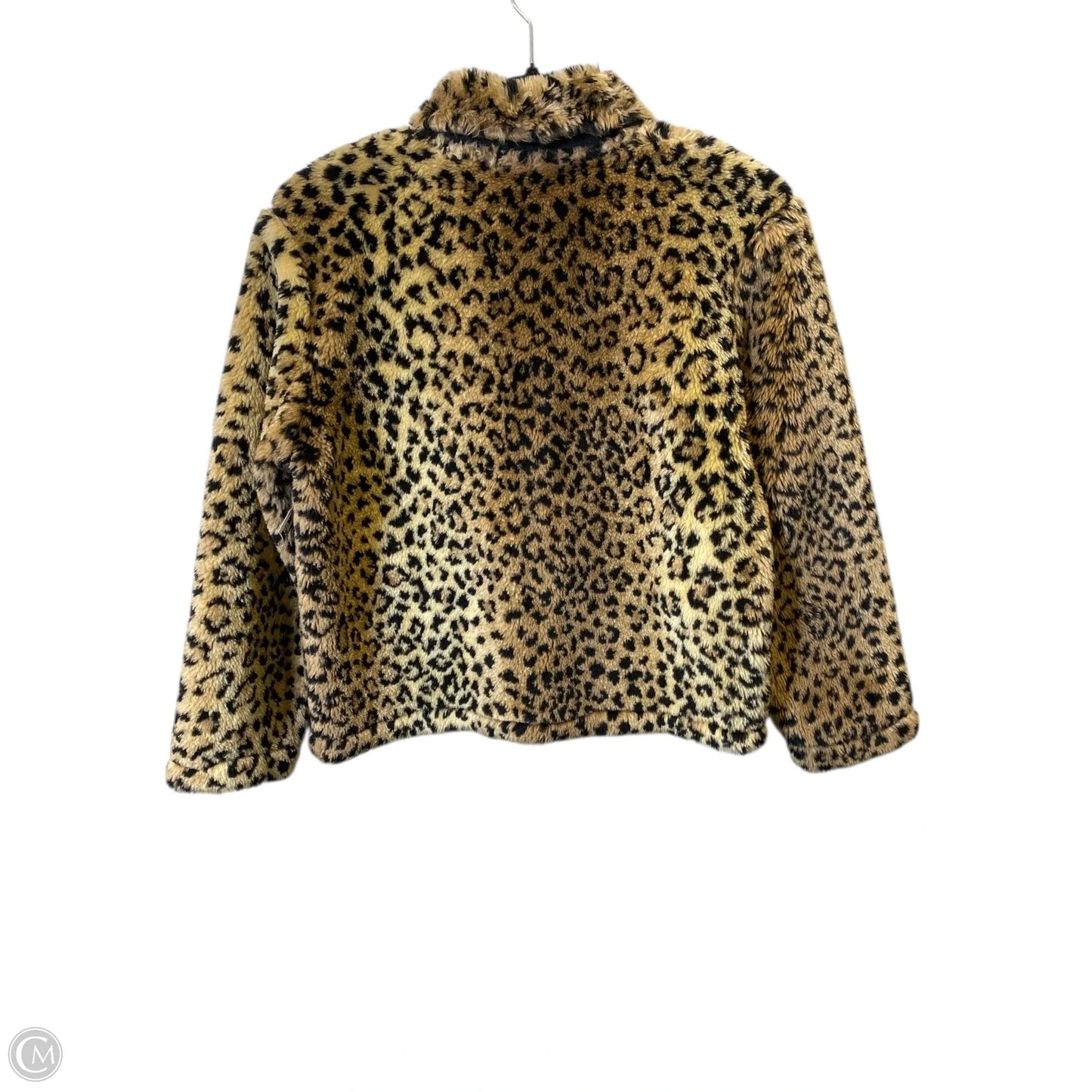 Jacket Faux Fur & Sherpa By Onque In Animal Print, Size: S