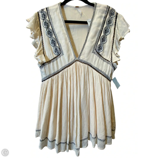 Top Sleeveless By Free People In Black & Cream, Size: Xs