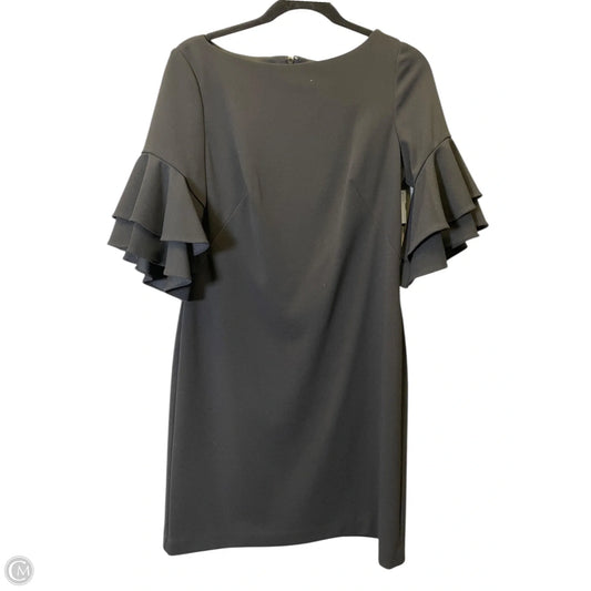 Dress Casual Midi By Lauren By Ralph Lauren In Black, Size: S