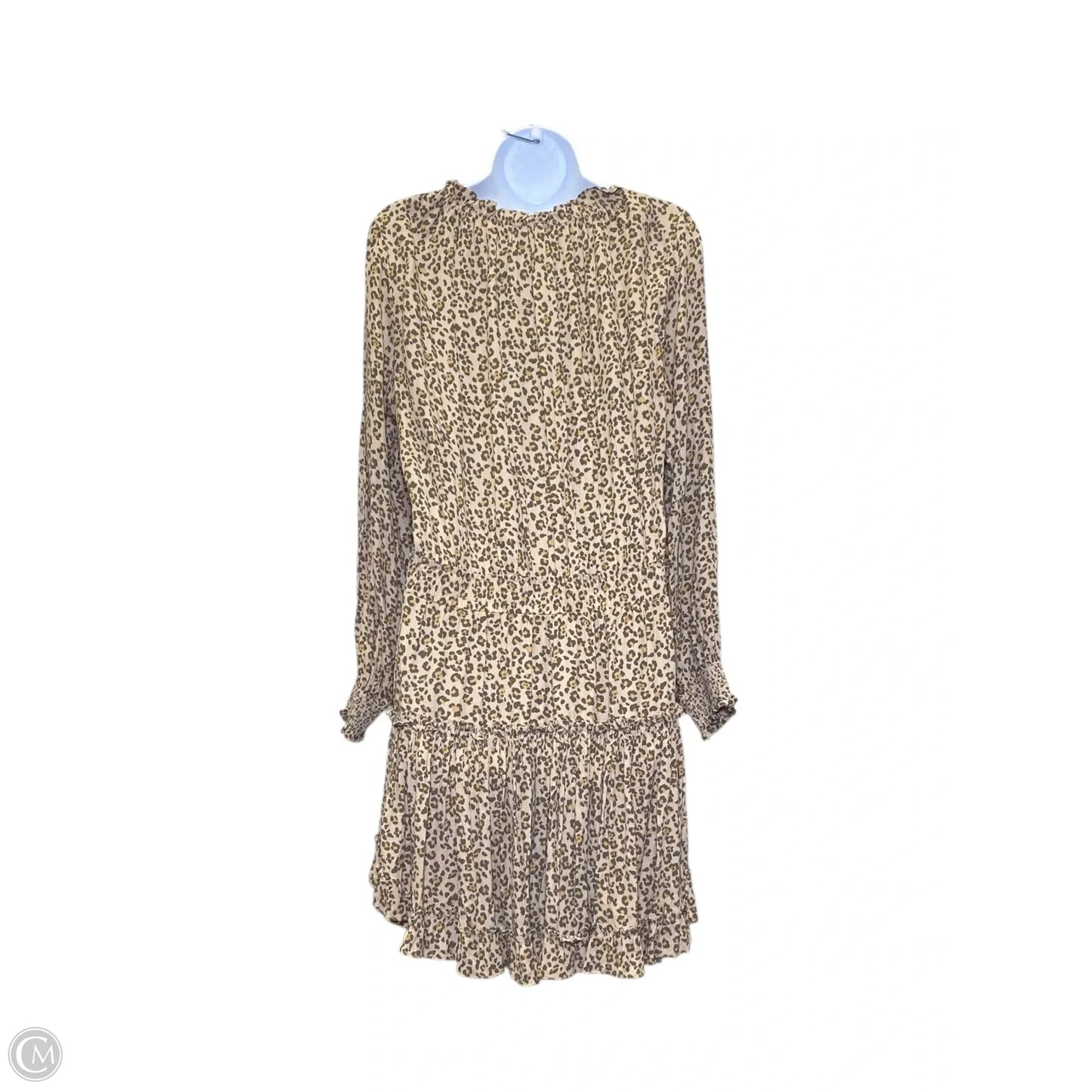 Dress Casual Midi By Clothes Mentor In Animal Print, Size: L