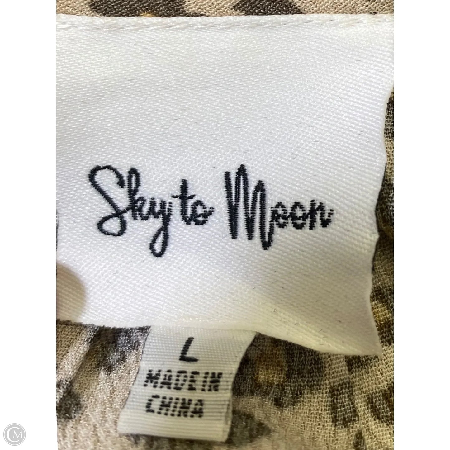 Dress Casual Midi By Clothes Mentor In Animal Print, Size: L