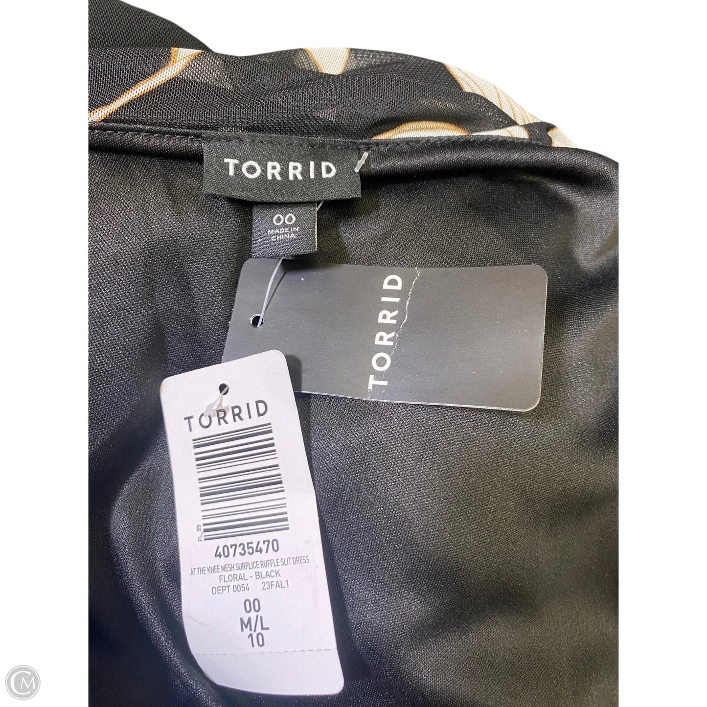 Dress Party Midi By Torrid In Floral Print, Size: L