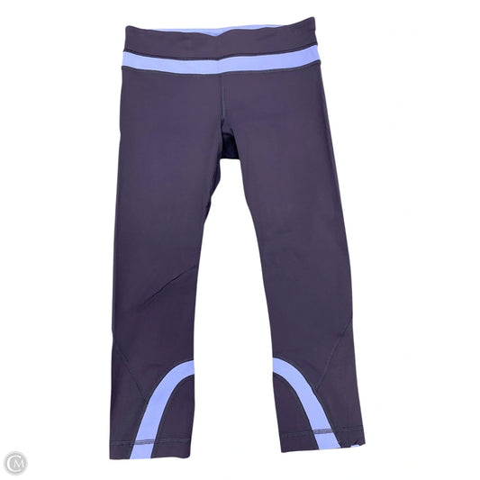 Athletic Leggings Capris By Lululemon In Purple, Size: 6
