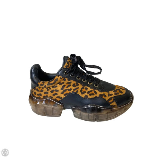 Shoes Sneakers By Clothes Mentor In Animal Print, Size: 8.5